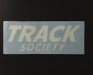 Track Society Sticker white