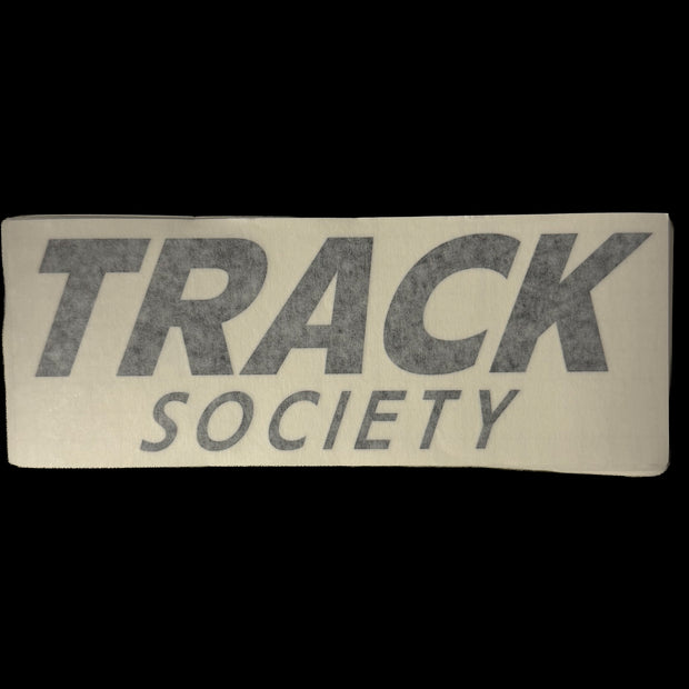 Track Society Sticker black XL