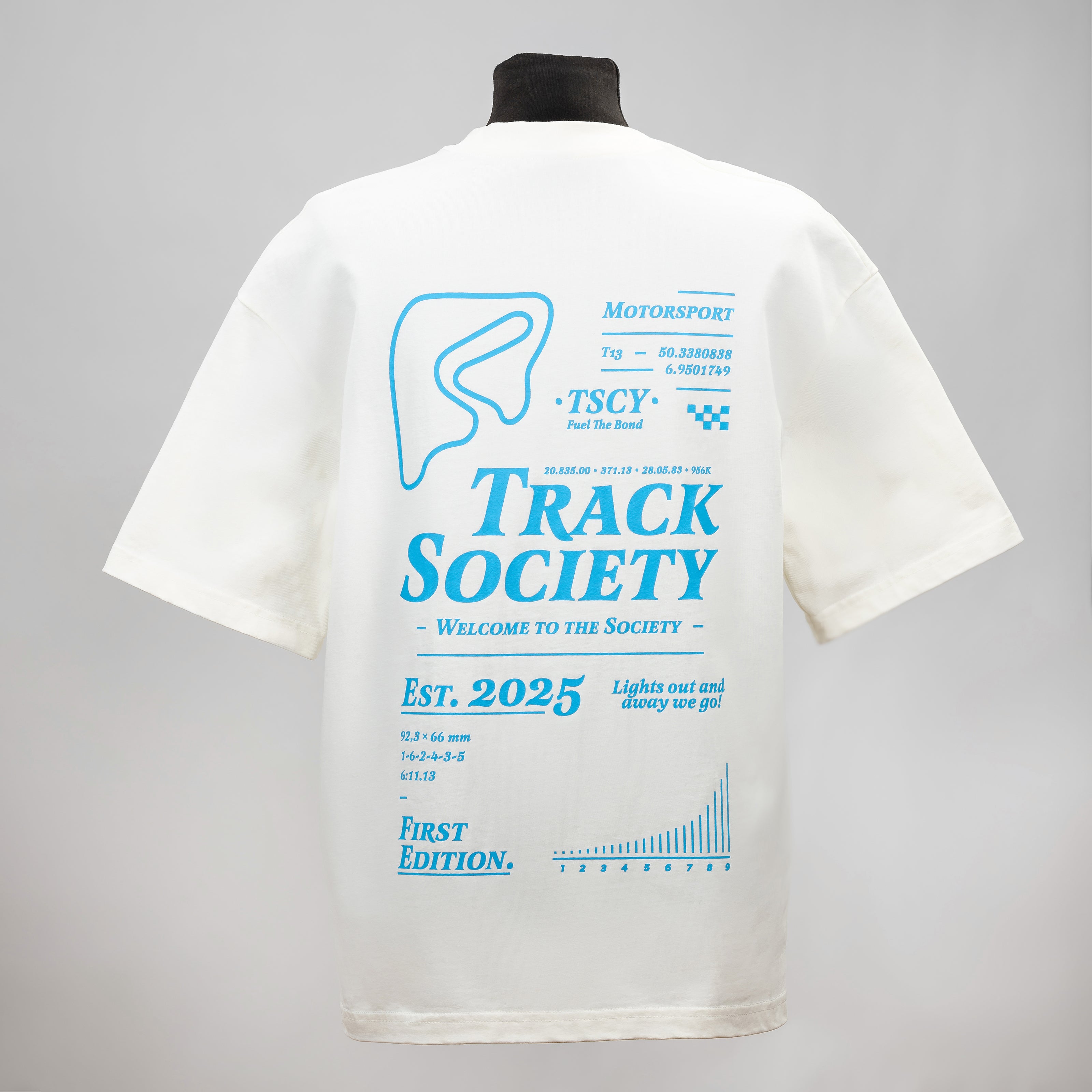 TSCY T-Shirt Lim. cream/blue